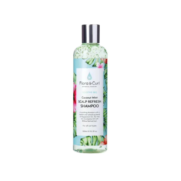 Flora &amp; Curl Soothe Me Coconut Mint Scalp Refresh Shampoo 300ml