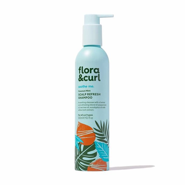 Flora &amp; Curl Soothe Me Coconut Mint Scalp Refresh Shampoo 300ml&nbsp;