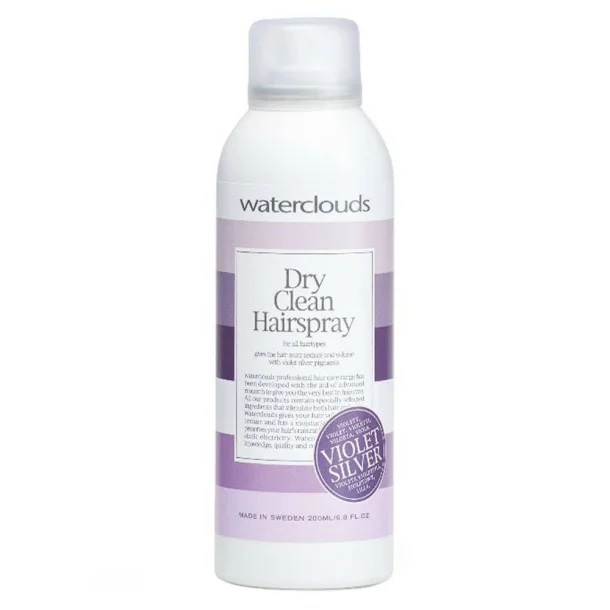 Waterclouds Dry Clean hairspray - Violet Silver 200ml