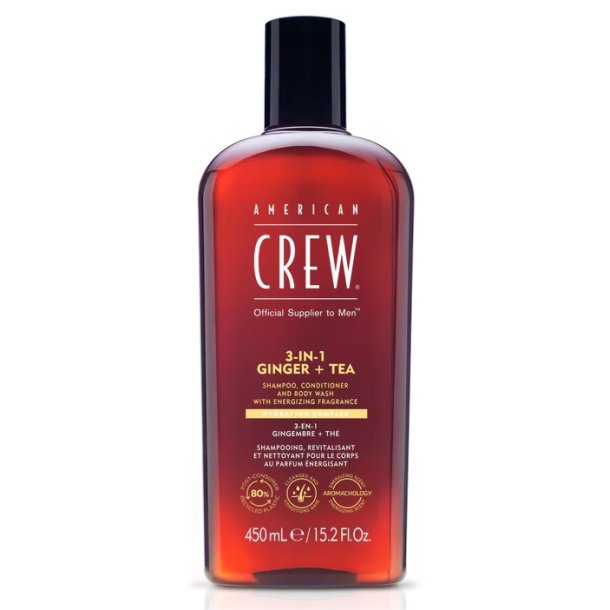 American Crew 3-in-1 Ginger+Tea 450ml