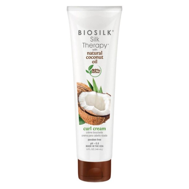 Biosilk Silk Therapy Curl Cream (with Coconut Oil) 148ml