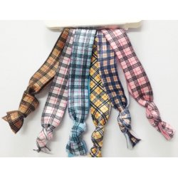 Hrbnd / Hrelastik Burberry tern, 6 stk