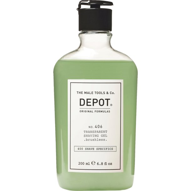 Depot No. 406 Transparent Shaving Gel brushless 200ml