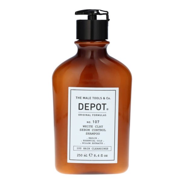 Depot No. 107 White Clay Sebum Control Shampoo 250ml