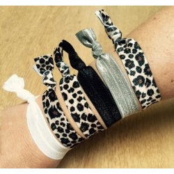 Hrbnd / Hrelastik Leopard, 6 stk