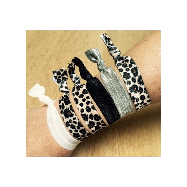 Hrbnd / Hrelastik Leopard, 6 stk