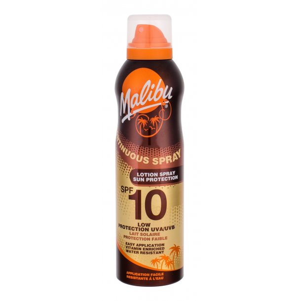 Malibu Continuous Sun Spray Lotion SPF10 175ml 	