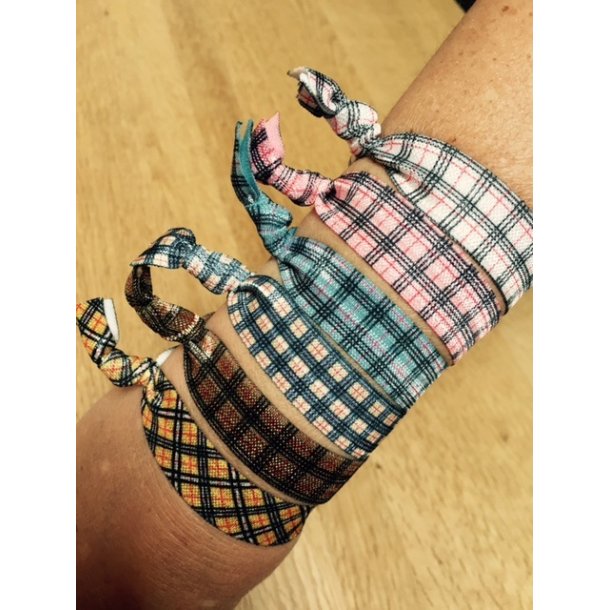 Hrbnd / Hrelastik Burberry tern, 6 stk