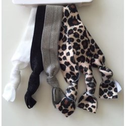 Hrbnd / Hrelastik Leopard, 6 stk