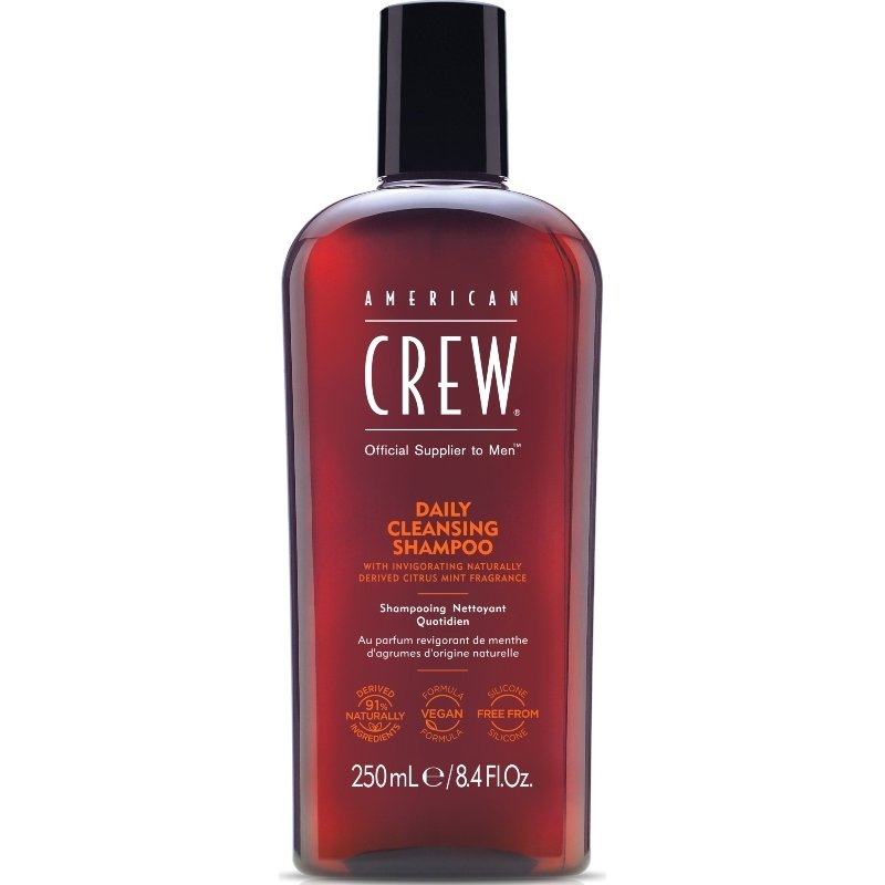 Præfiks grinende Forståelse American Crew Daily Cleansing Shampoo 250ml - AMERICAN CREW - smukkere.dk  ApS